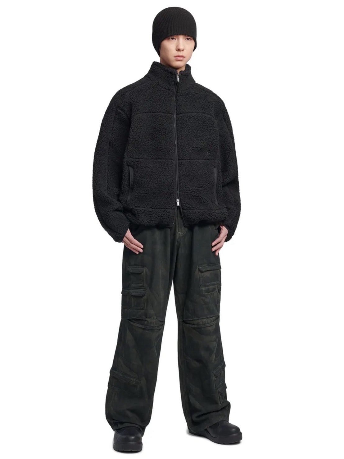 【NOMANUAL】TRACE SHERPA FLEECE JACKET