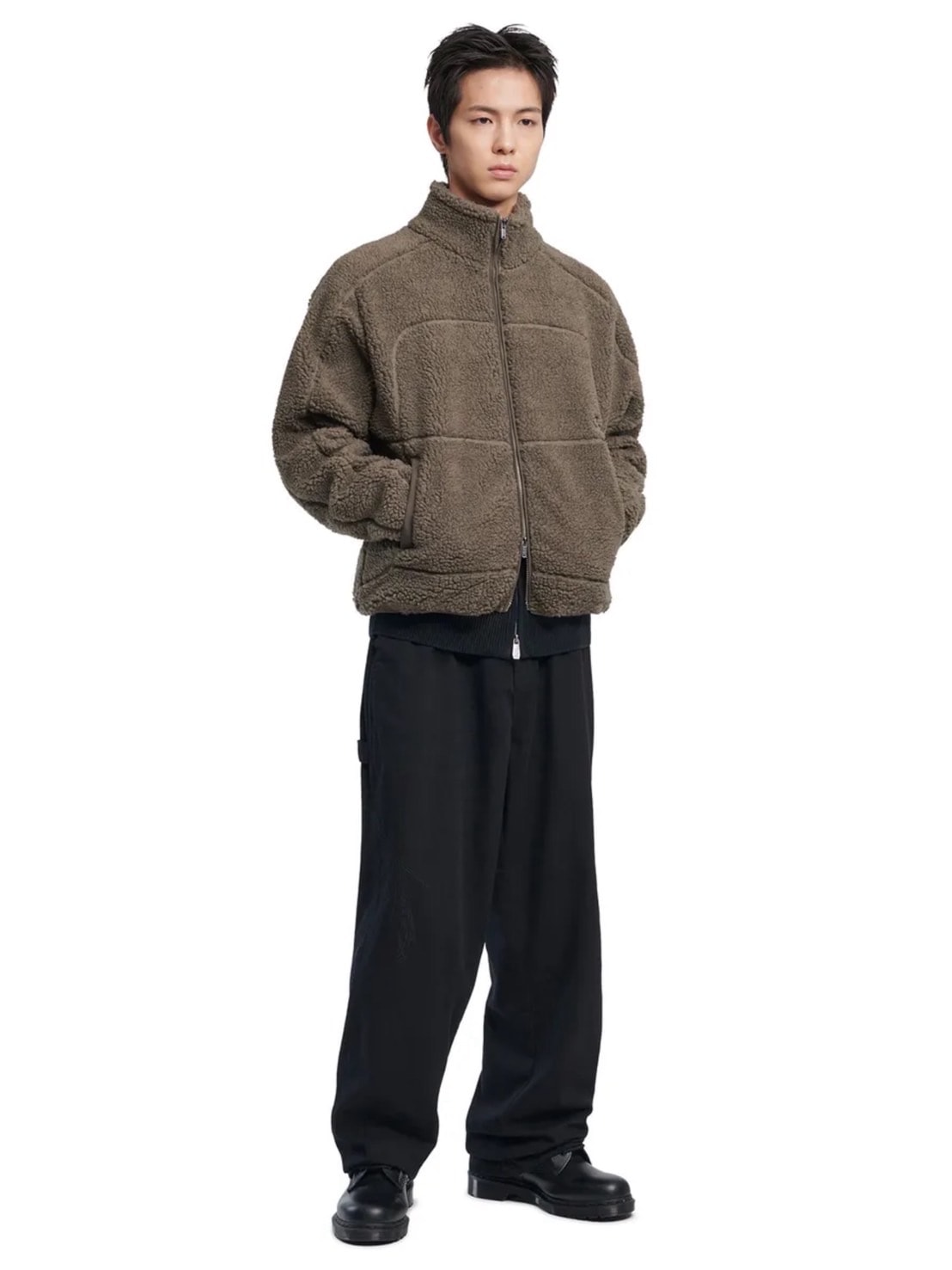 【NOMANUAL】TRACE SHERPA FLEECE JACKET