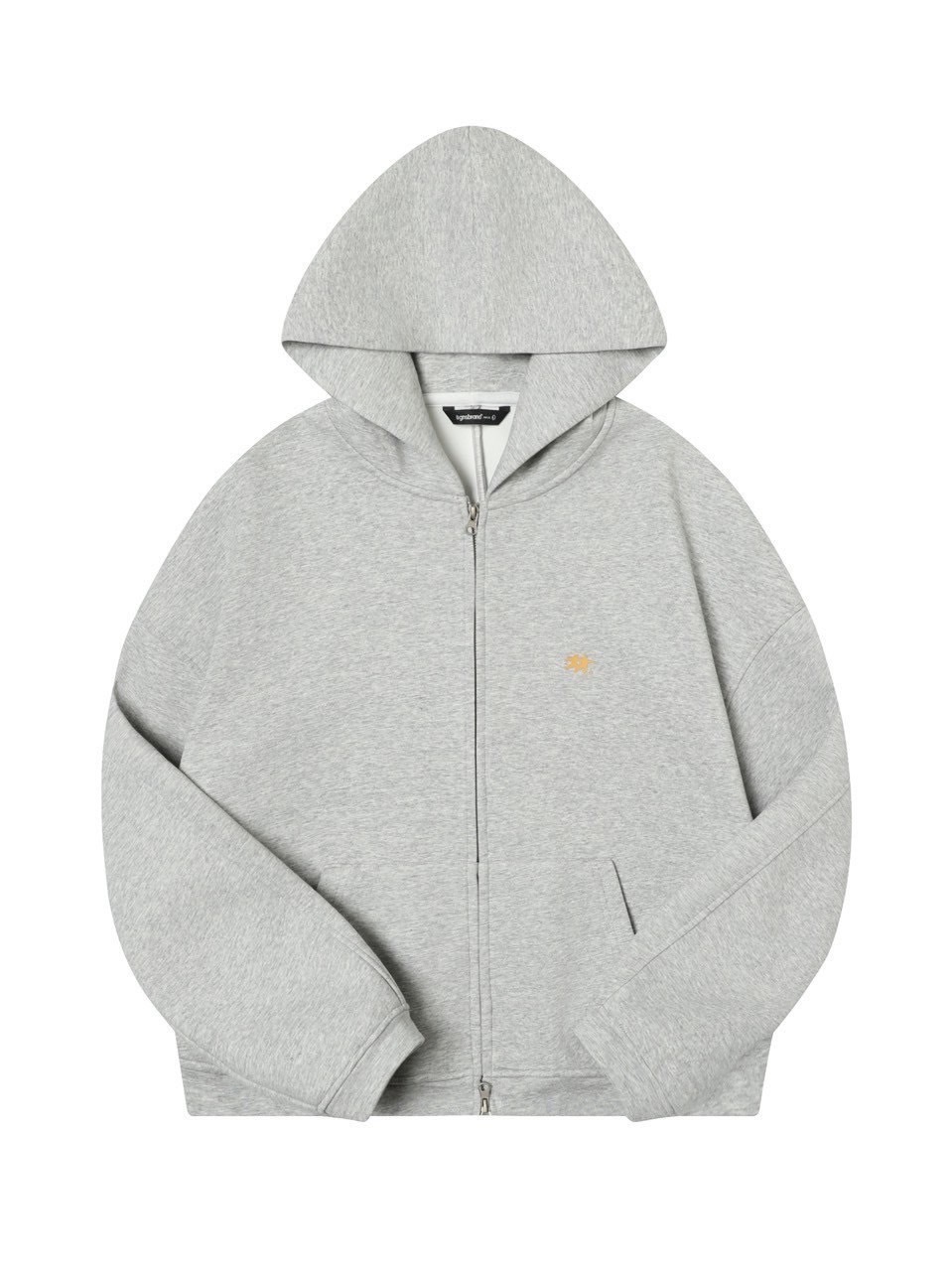 PGG グレー キルティング トップス　0サイズ TGNS】Oversized Zip-Up Sweatshirt Jacket / 【ツーガンズ】オーバー