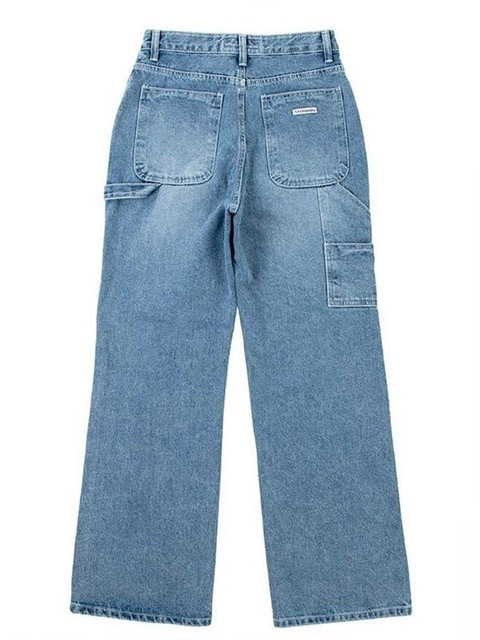 【runningHIGH】WASHED DENIM CARPENTER PANTS