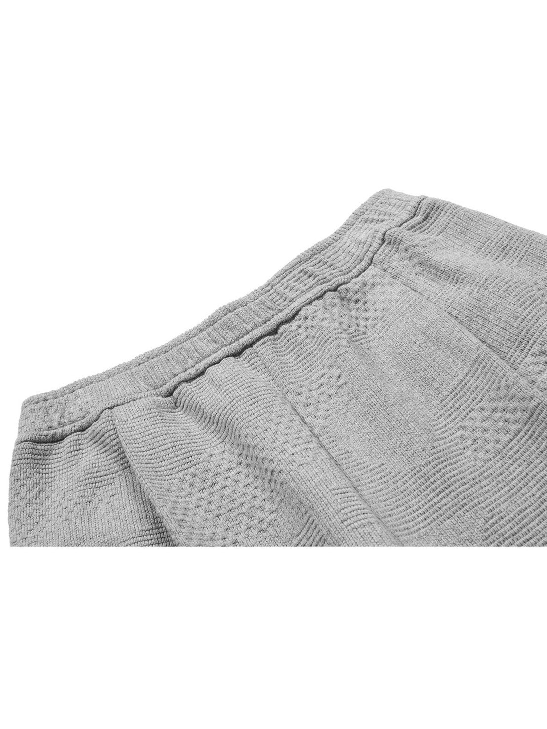 MODITEC】Knitted Blooming Flower Embroidery Pants | OUR