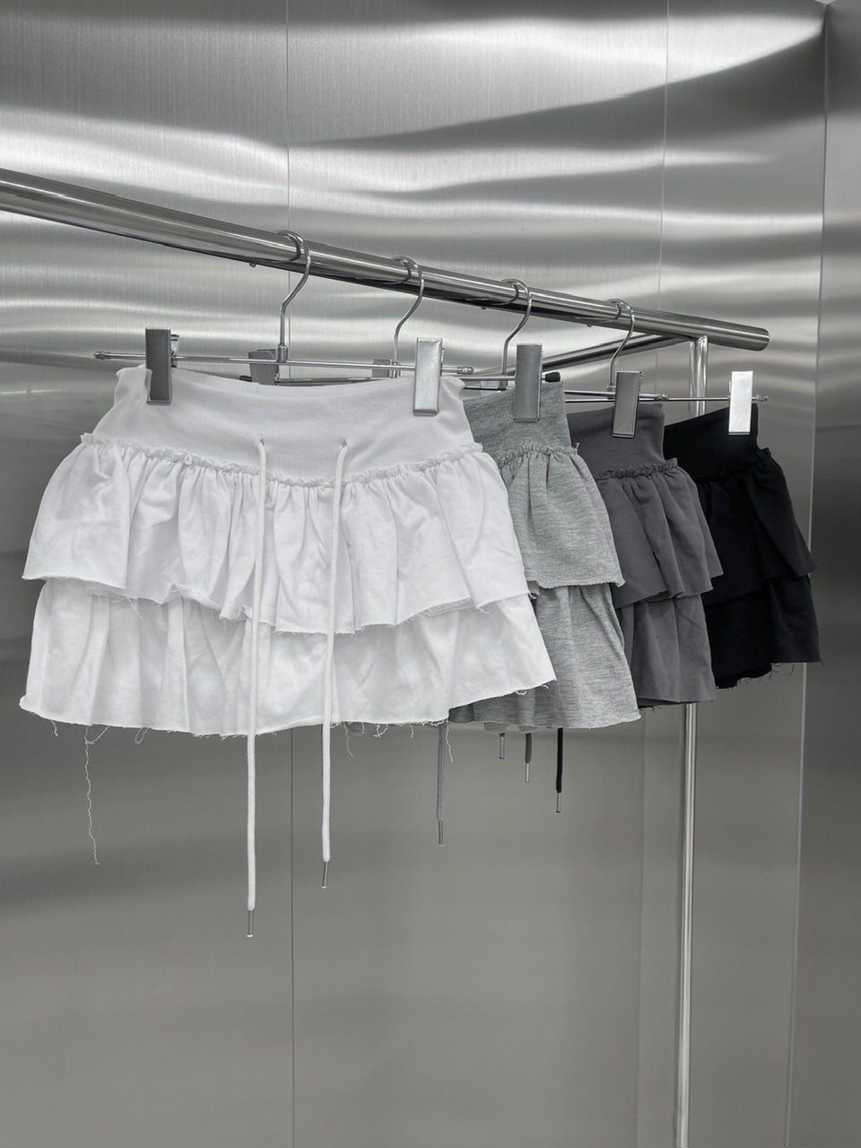 受注制【nmtc +】frill mini skirt 2 (4color) | OUR BRAND,nmtc