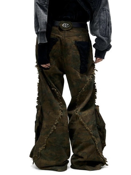 PERSONSOUL】Alians Camouflage Jeans | OUR BRAND,PERSONSOUL
