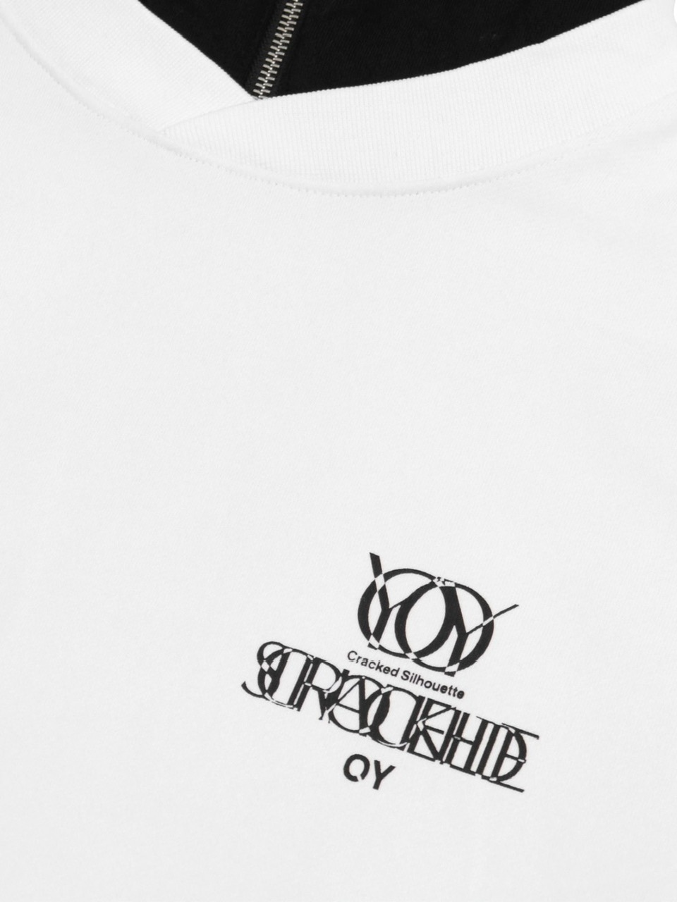★OY★OVERLAY LOGO ZIPPER POLA HOODIE-WHITE★正規品/直送料込 OY】OVERLAY LOGO ZIPPER POLA HOODIE | OUR BRAND,OY
