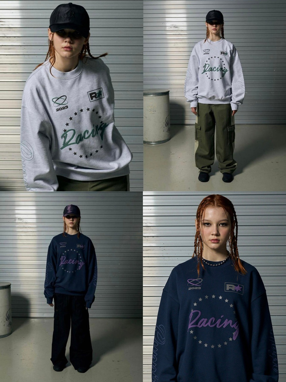 【runningHIGH】MOTOR CYCLE SWEAT SHIRT