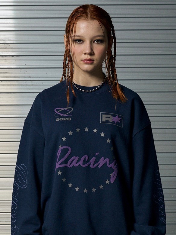 【runningHIGH】MOTOR CYCLE SWEAT SHIRT