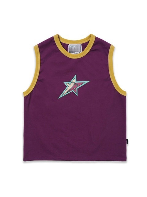 【YOUTHBATH】YB color star sleeveless