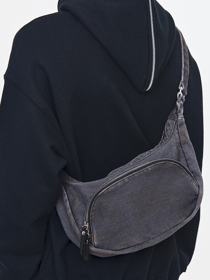 【HAH ARCHIVE】[After Pray Edition] Ferry Washed Hobo Bag