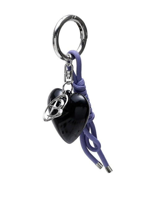 ●BLACKPURPLE● StellaCord Keyring (3色) BLACK PURPLE】Bubbly Heart Keyring | OUR BRAND,BLACK PURPLE