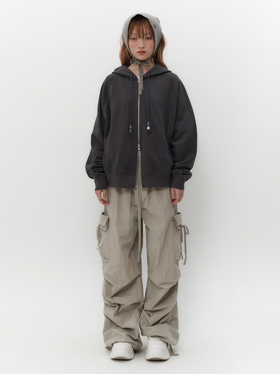 【TUOMIO】KNIT STRAP BONNET