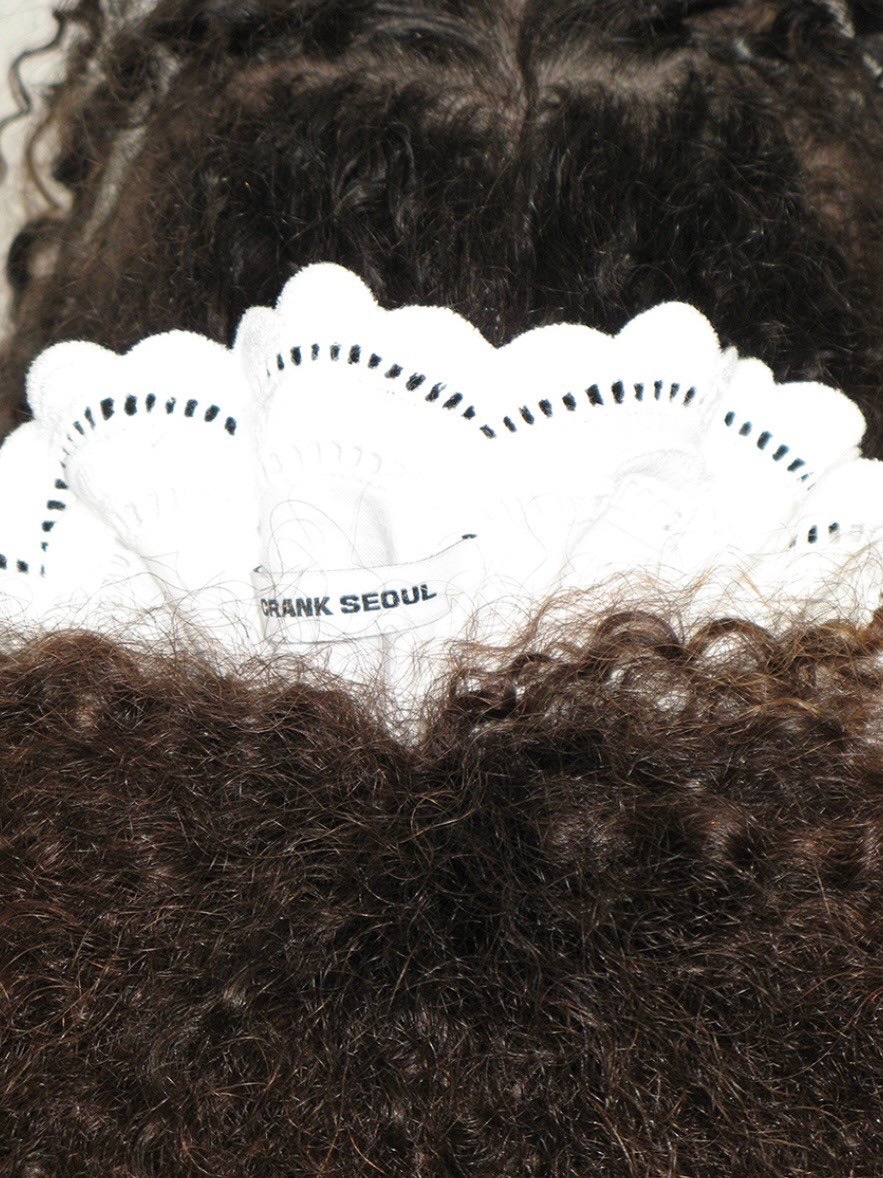 【CRANK】COTTON FRILL BIG SCRUNCHY / 【クランク】コットンフリルビッグシュシュ