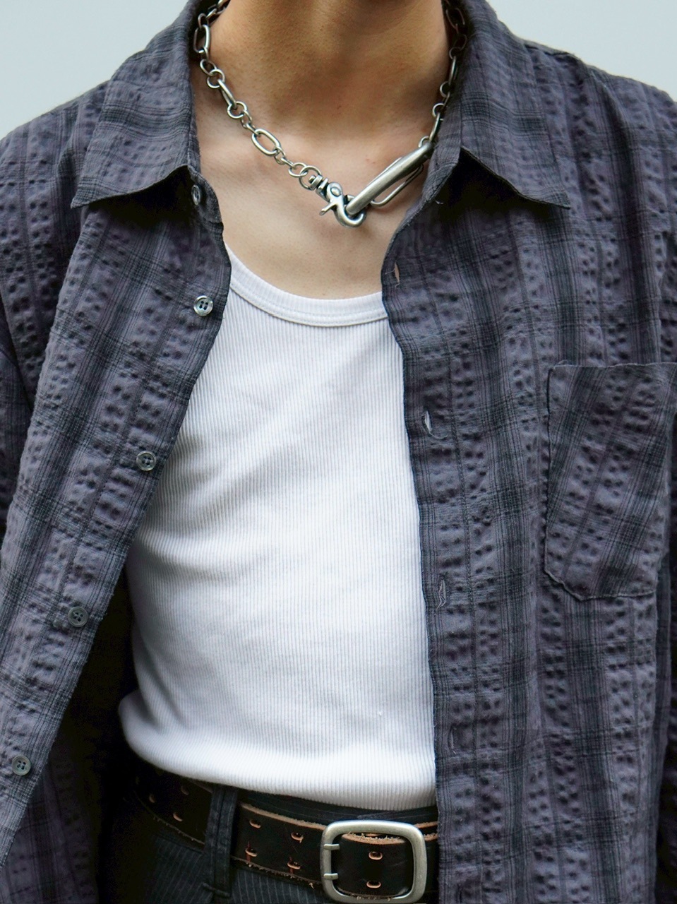 受注制【Chikashitsu +】antique silver wallet chain | OUR BRAND