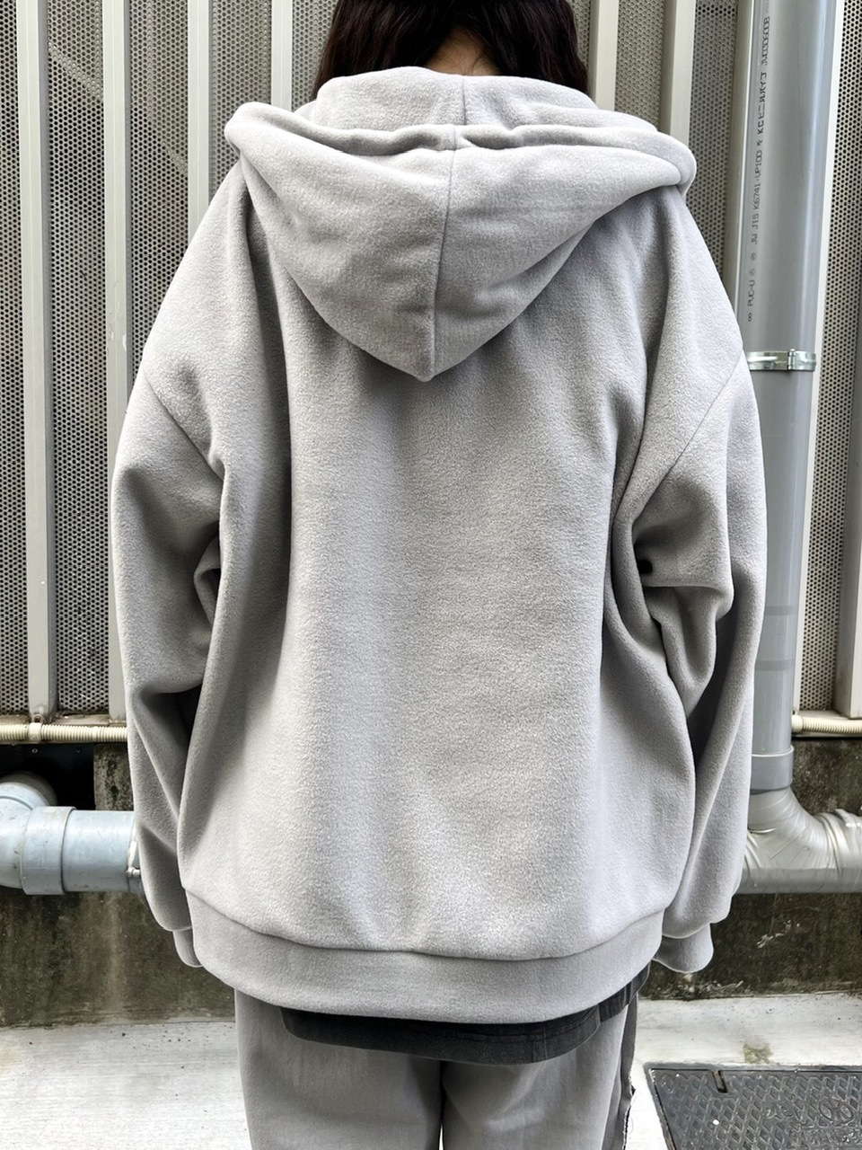 受注制【Never mind the XU】fleece zip hoodie (2color) | OUR BRAND