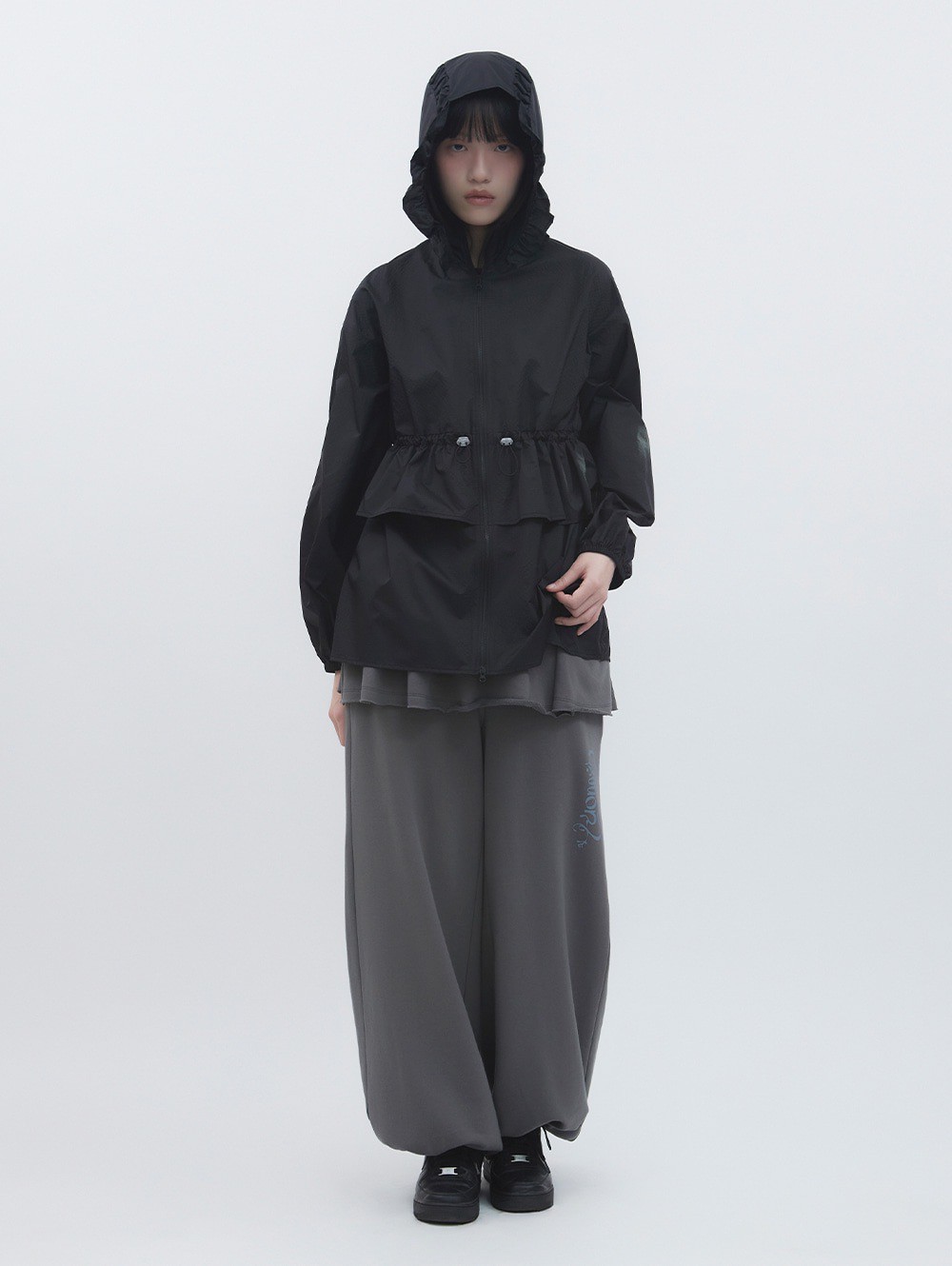 パンツ [TUOMIO] DOUBLE WAIST SKIRT SWEATPANTS DOUBLE WAIST SKIRT SWEATPANTS [LIGHT GREY] - TUOMIO | 60