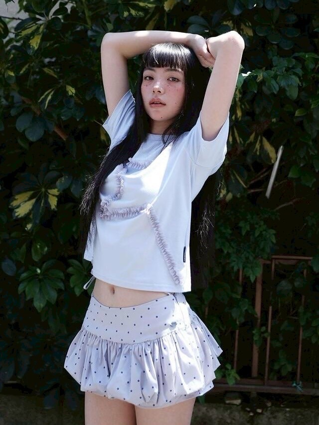 Uglyshadow】DOTTED PUMPKIN SKIRT PANTS / 【アグリーシャドウ