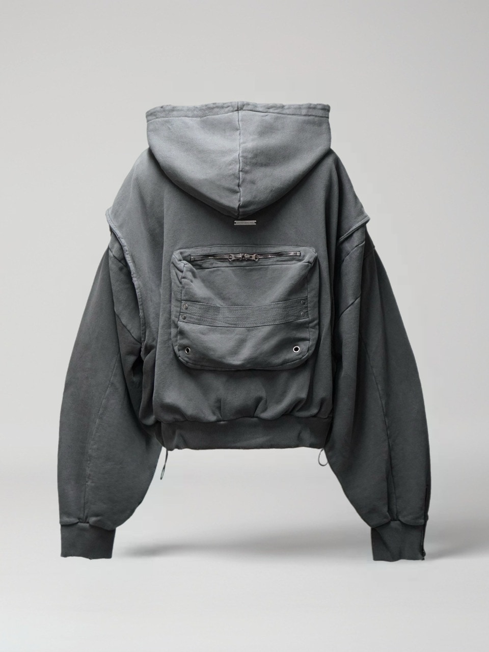 トップス CHIKASHITSU PLUS double zip hoodie 大阪店WEB限定受注制【Chikashitsu +】double sleeve zip up