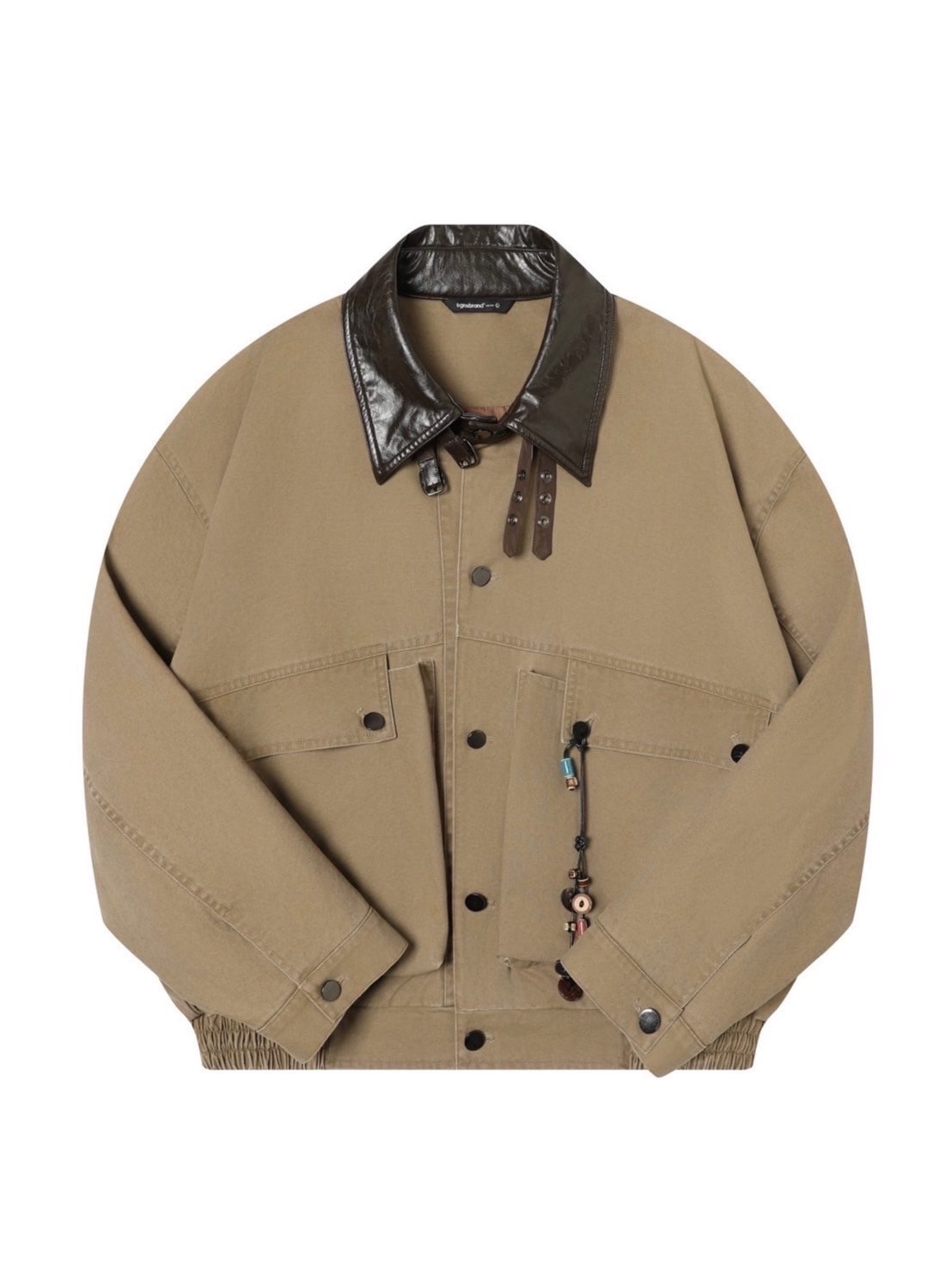 TGNS】Washed Canvas Jacket / 【ツーガンズ】レザーカラーワーク