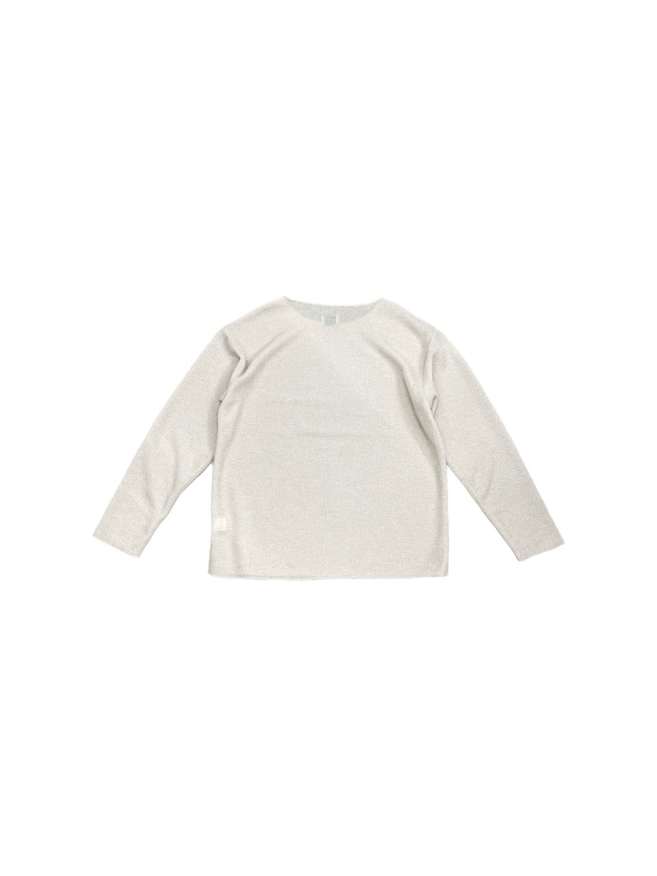 受注制【Chikashitsu +】see-through long sleeve knit (2color)