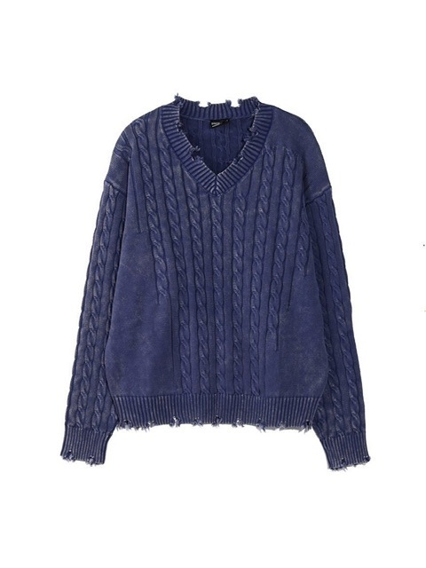 ARCH by ROARINGWILD】V-NECK WORN SWEATER | OUR BRAND,ARCH by