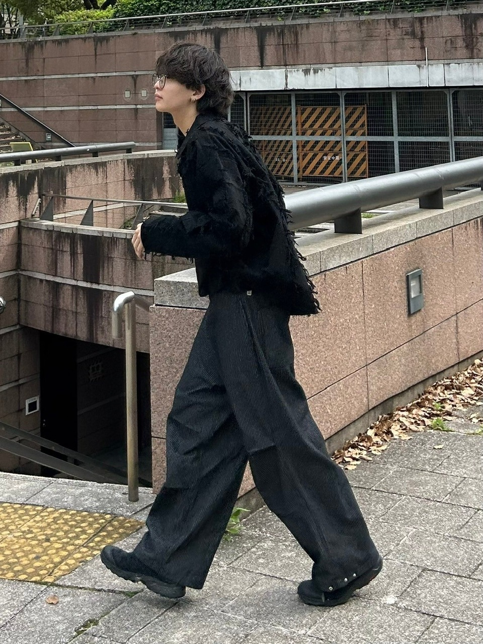 かつきくん作成兼着用　ストライプデニムパンツ かつきくん作成兼着用 ストライプデニムパンツ - メルカリ