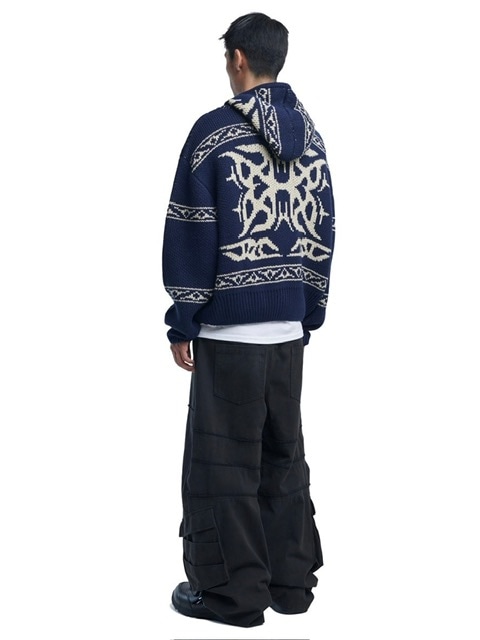 韓国発!【NOMANUAL】 COWICHAN HOODED ZIP-UP NOMANUAL】COWICHAN HOODED ZIP-UP | OUR BRAND,NOMANUAL