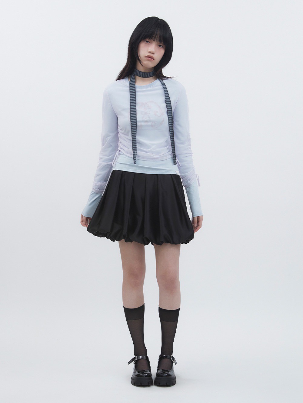 TUOMIO】SATIN BALLOON SKIRT | OUR BRAND,TUOMIO | PRESSING WEB SHOP
