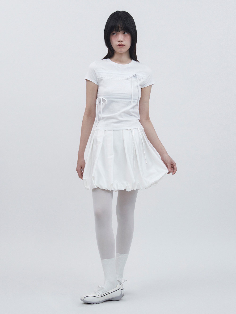 【韓国TUOMIO トゥオミオ】SATIN BALLOON SKIRT TUOMIO】SATIN BALLOON SKIRT | OUR BRAND,TUOMIO | PRESSING