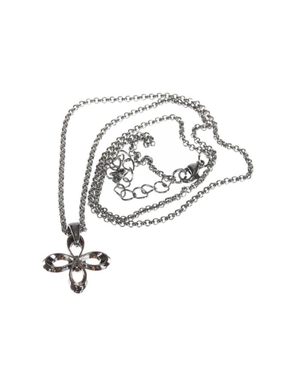 SURGERY】SURGERY Metal Clover Emblem Bracelet Necklace / 【サー