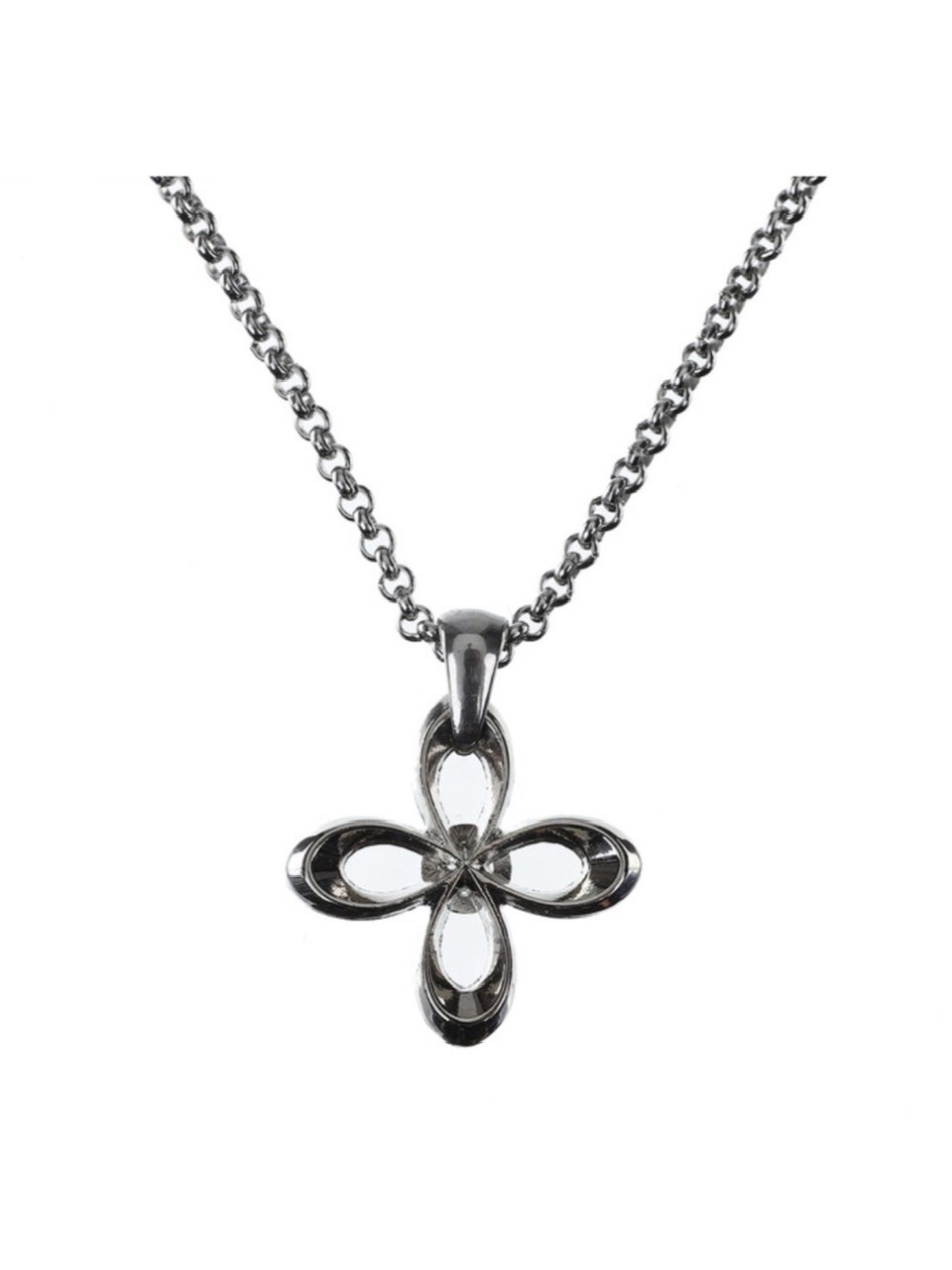 SURGERY】SURGERY Metal Clover Emblem Bracelet Necklace / 【サー