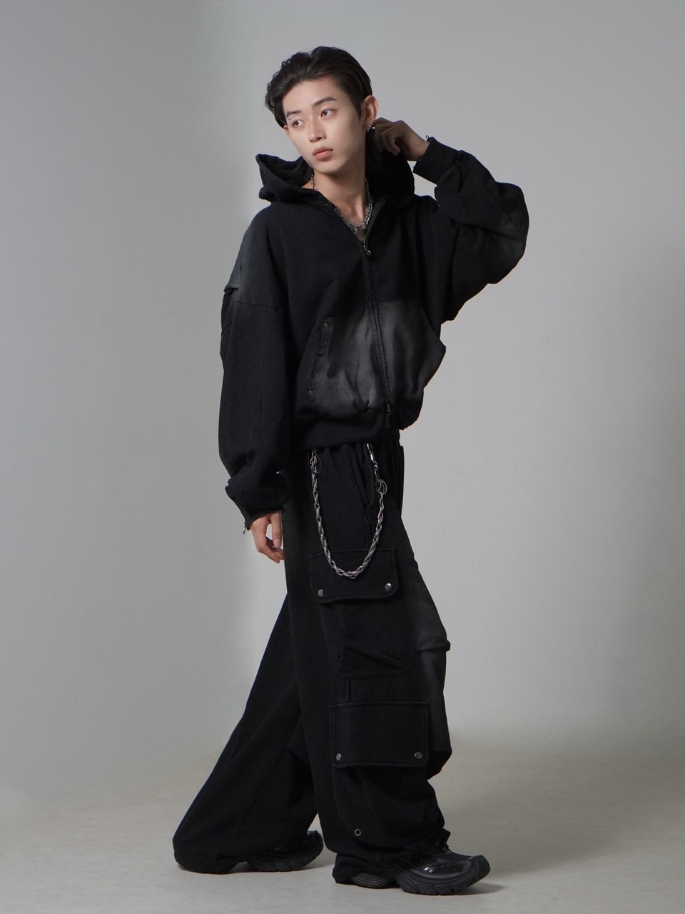 【CHIKASHITSU PLUS HIGH】セットアップスエット 9/20 20:00予約受付開始【CHIKASHITSU PLUS HIGH】4 pocket