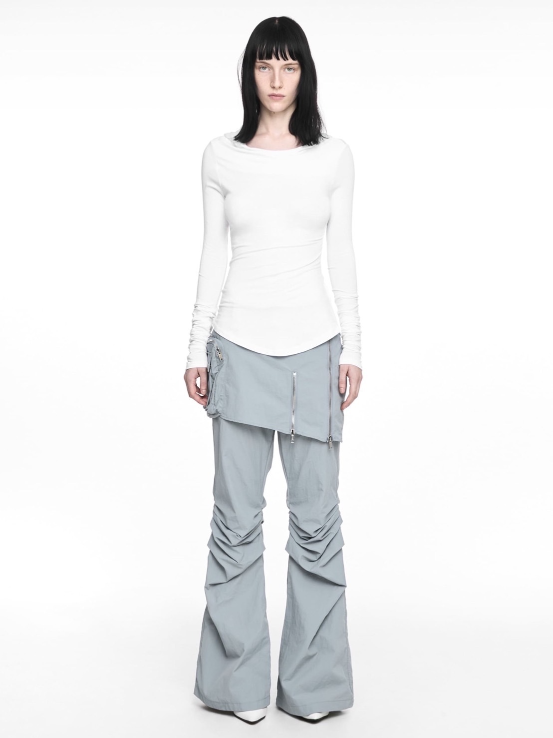 NACHE】BOOTS CUT SKIRT PANTS (UNISEX) | OUR BRAND,NACHE NACHE】BOOTS CUT SKIRT PANTS (UNISEX) | OUR BRAND,NACHE