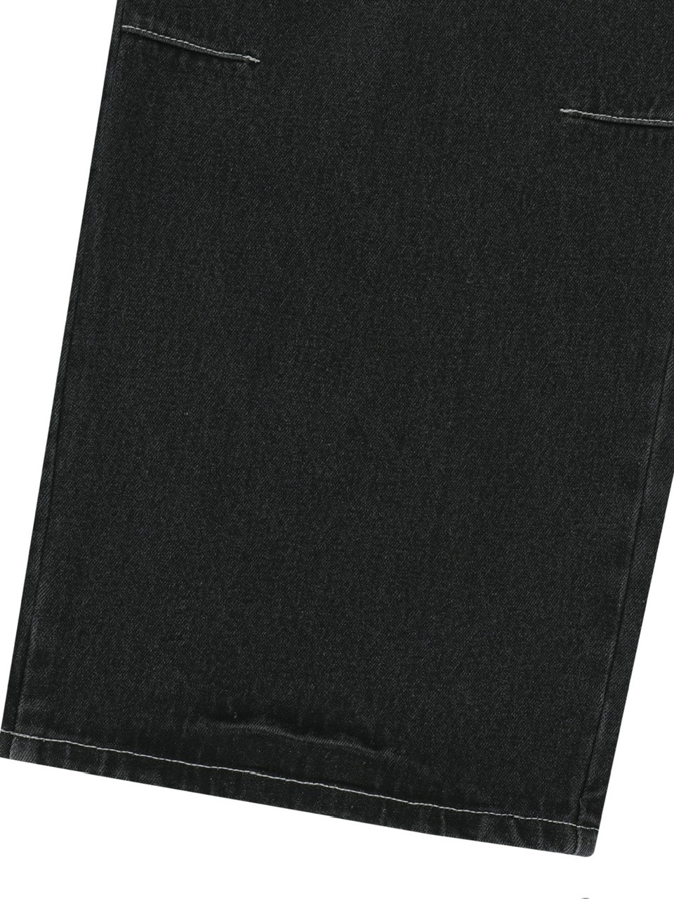 AAKAM】2-Lined Eyelet Washed Denim Pants | OUR BRAND,AAKAM