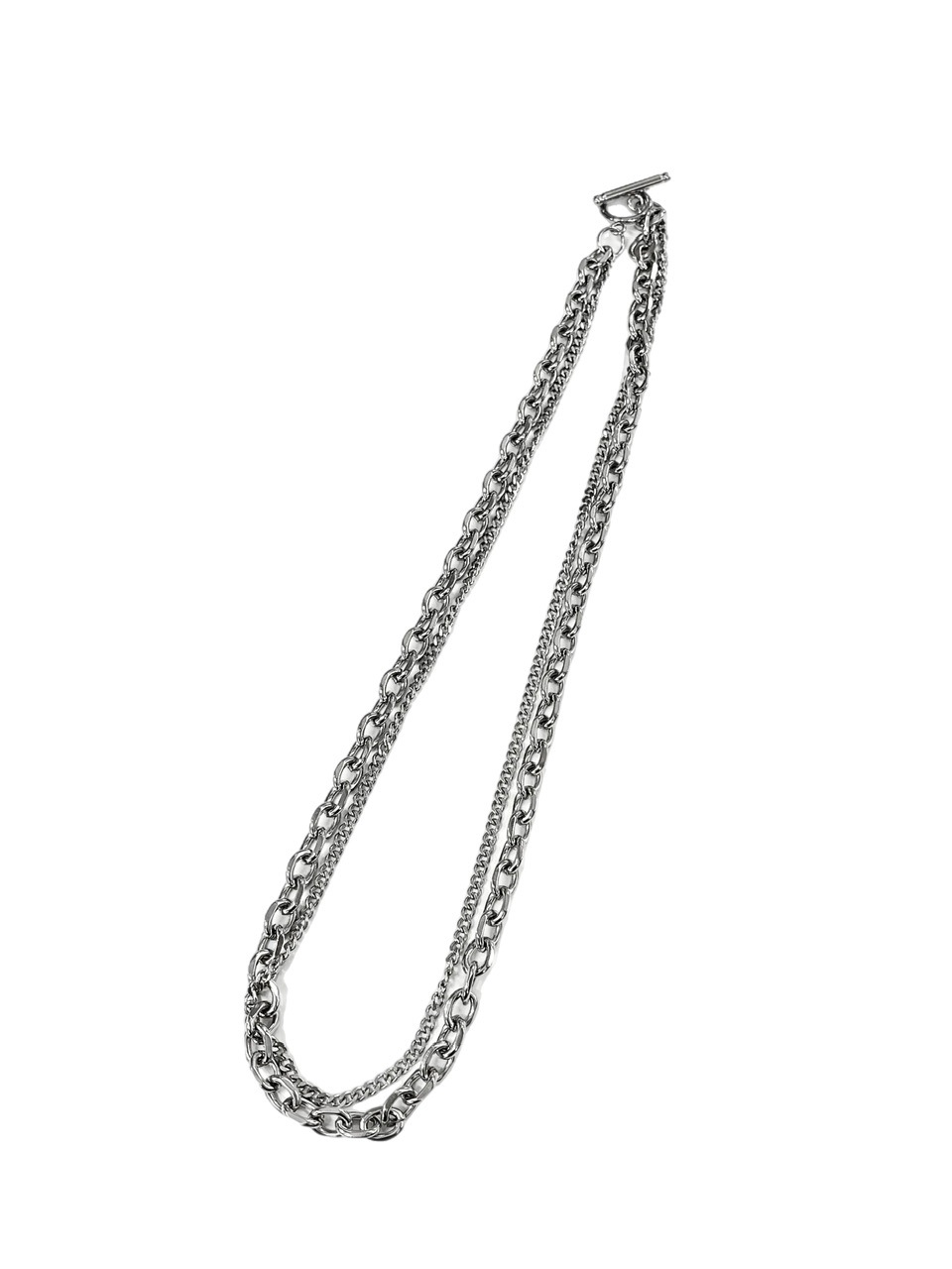 Chikashitsu +】double chain necklace | OUR BRAND,Chikashitsu +
