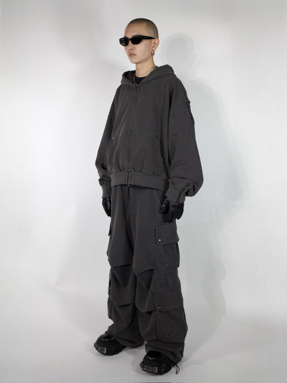 Chikashitsu+ スウェットパンツ ジャージ 「Chikashitsu +