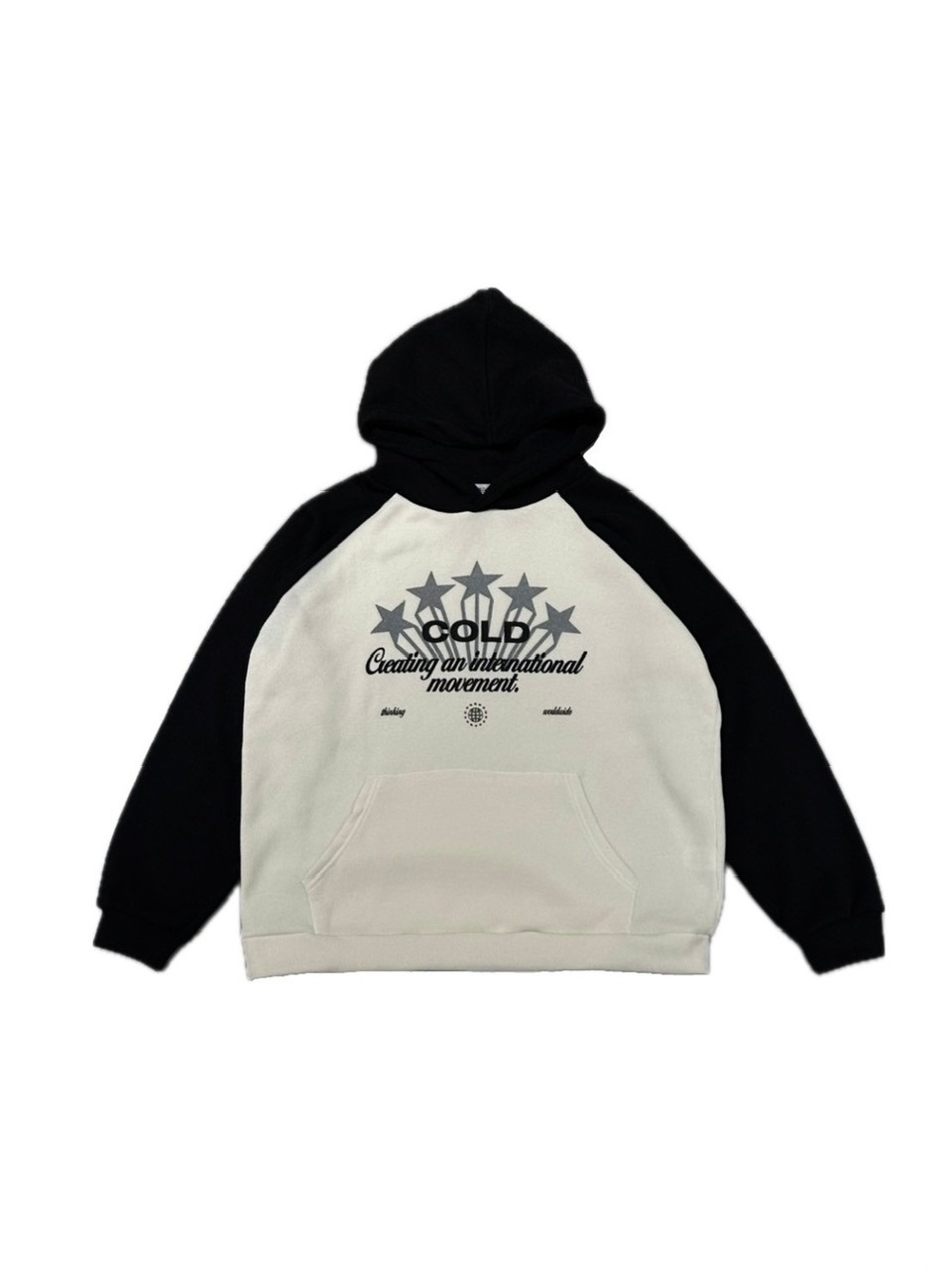 受注制【youll】raglan rib hoodie