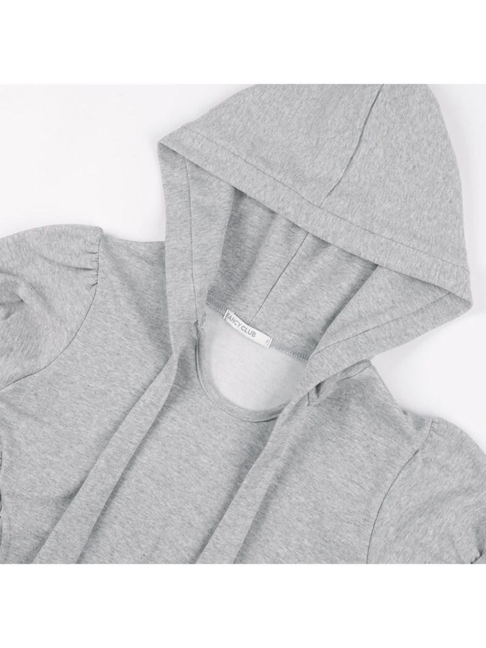 [FANCY CLUB] PUFF ROUND SCARF HOODIE /追跡付 FANCY CLUB】PUFF ROUND SCARF HOODIE / 【ファンシークラブ
