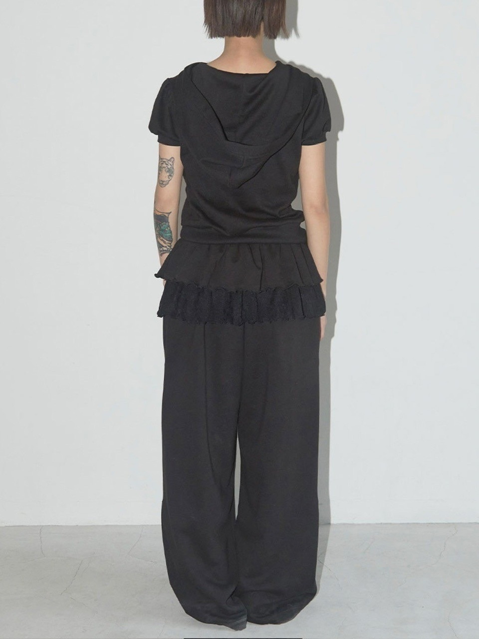 FANCY CLUB】PUFF ROUND SCARF HOODIE / 【ファンシークラブ