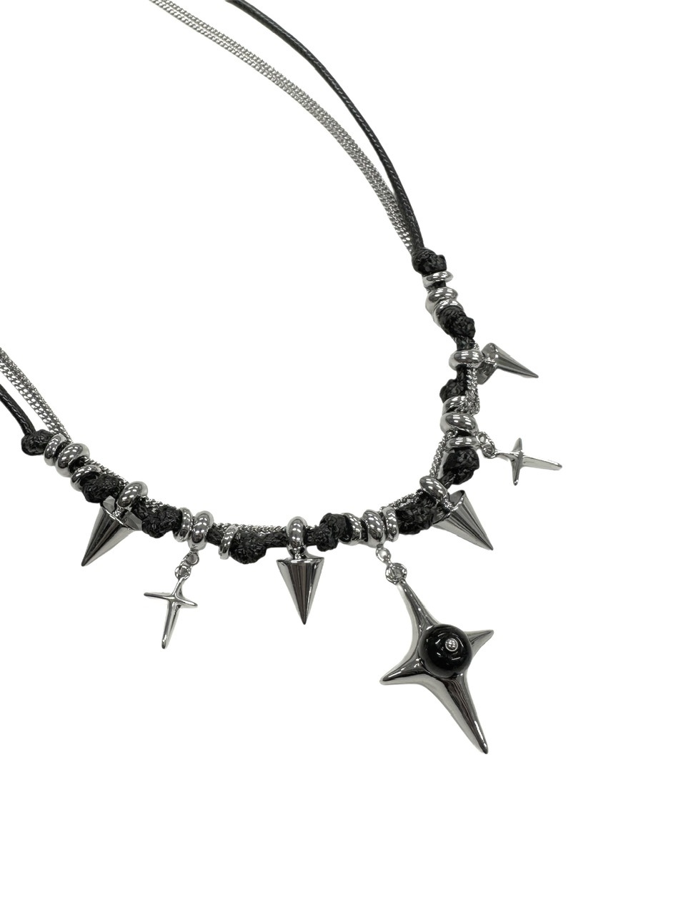 受注制【Never mind the XU】star studs necklace | OUR BRAND