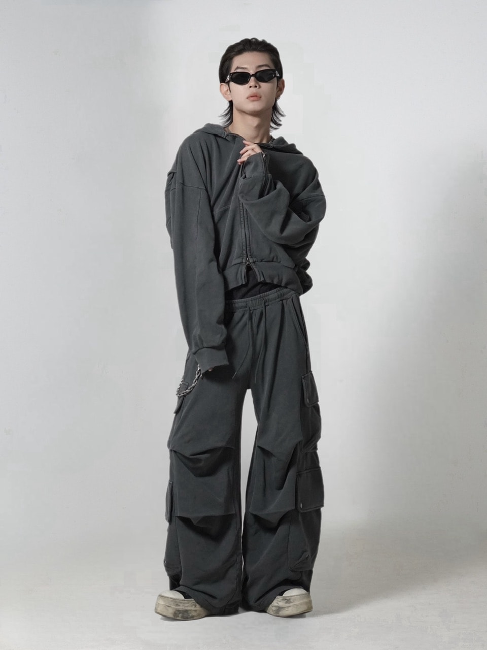 【CHIKASHITSU PLUS HIGH】セットアップスエット CHIKASHITSU PLUS HIGH】セットアップスエット