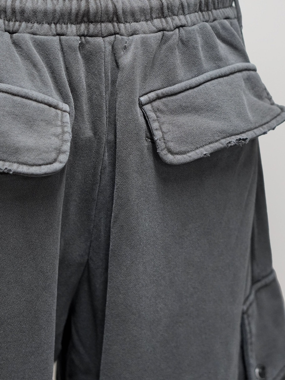 CHIKASHITSU PLUS HIGH】4 pocket dirty wash sweat cargo pants