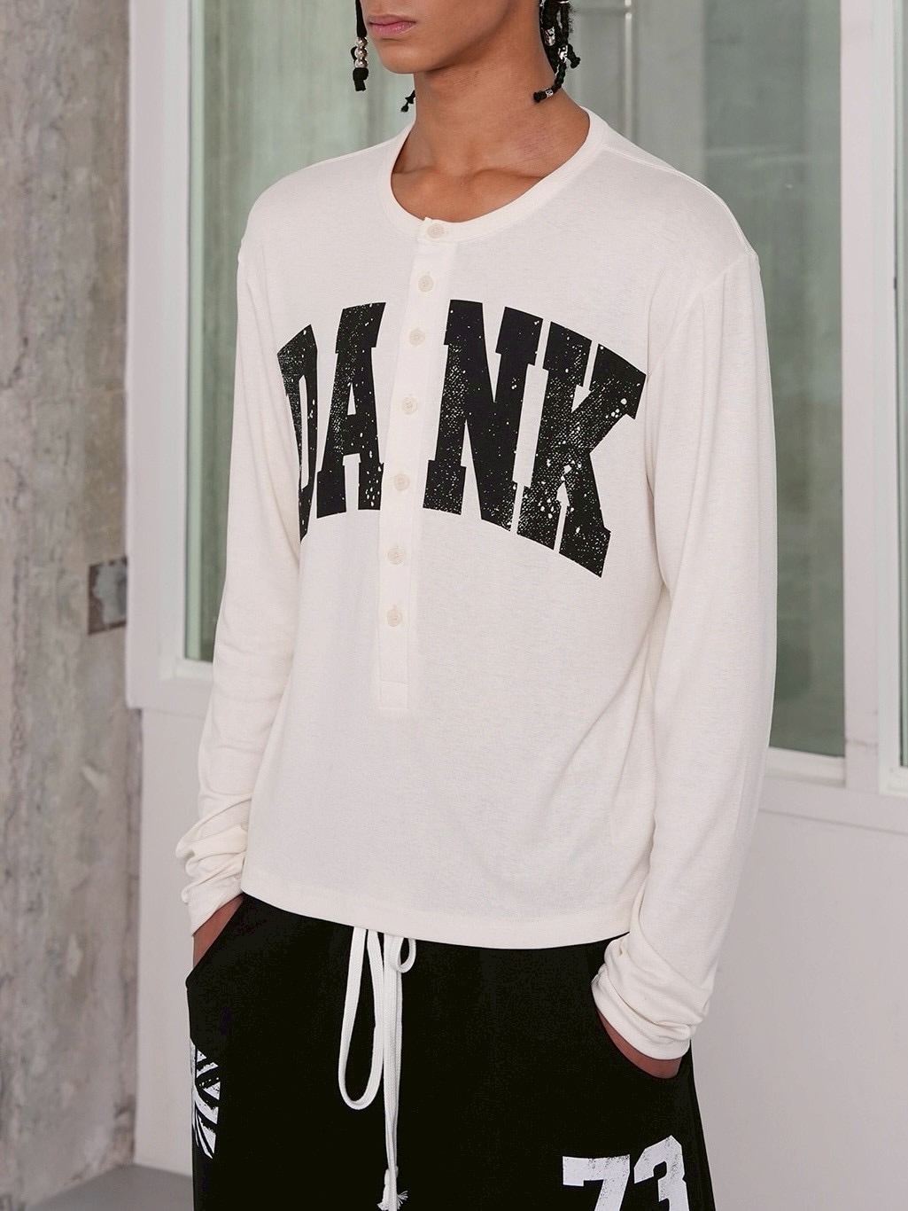 【ESC STUDIO】DANK henley long sleeves