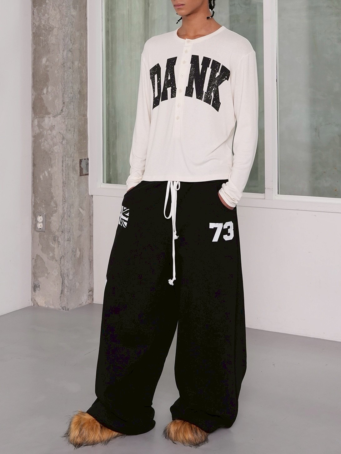 【ESC STUDIO】DANK henley long sleeves