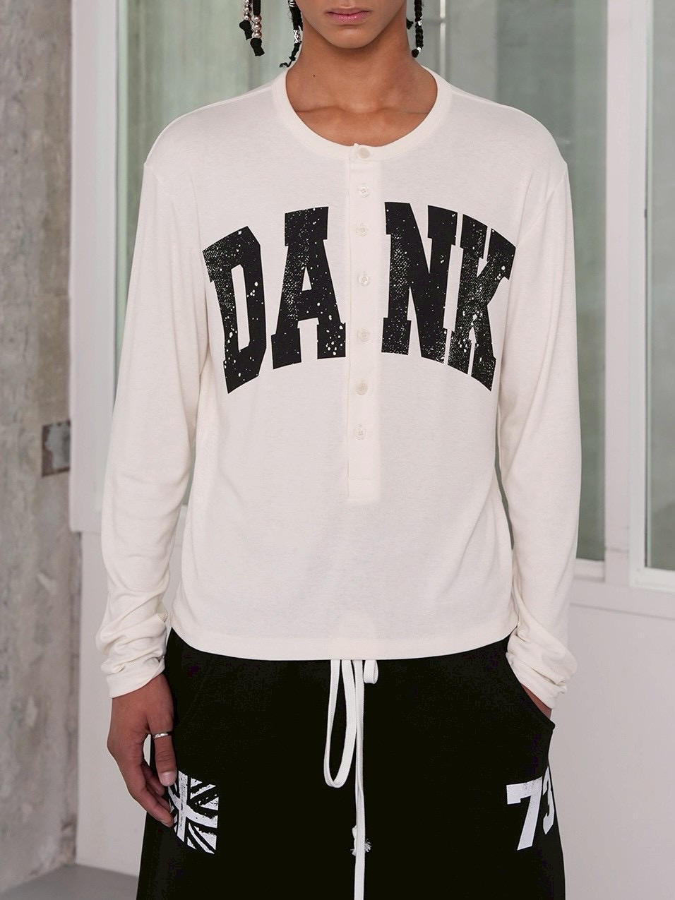 【ESC STUDIO】DANK henley long sleeves