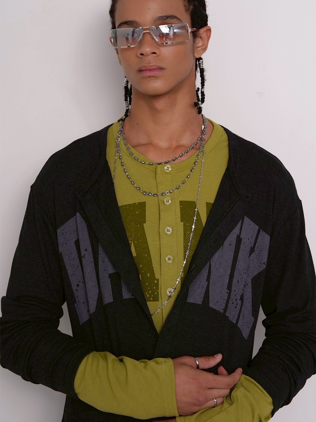 【ESC STUDIO】DANK henley long sleeves