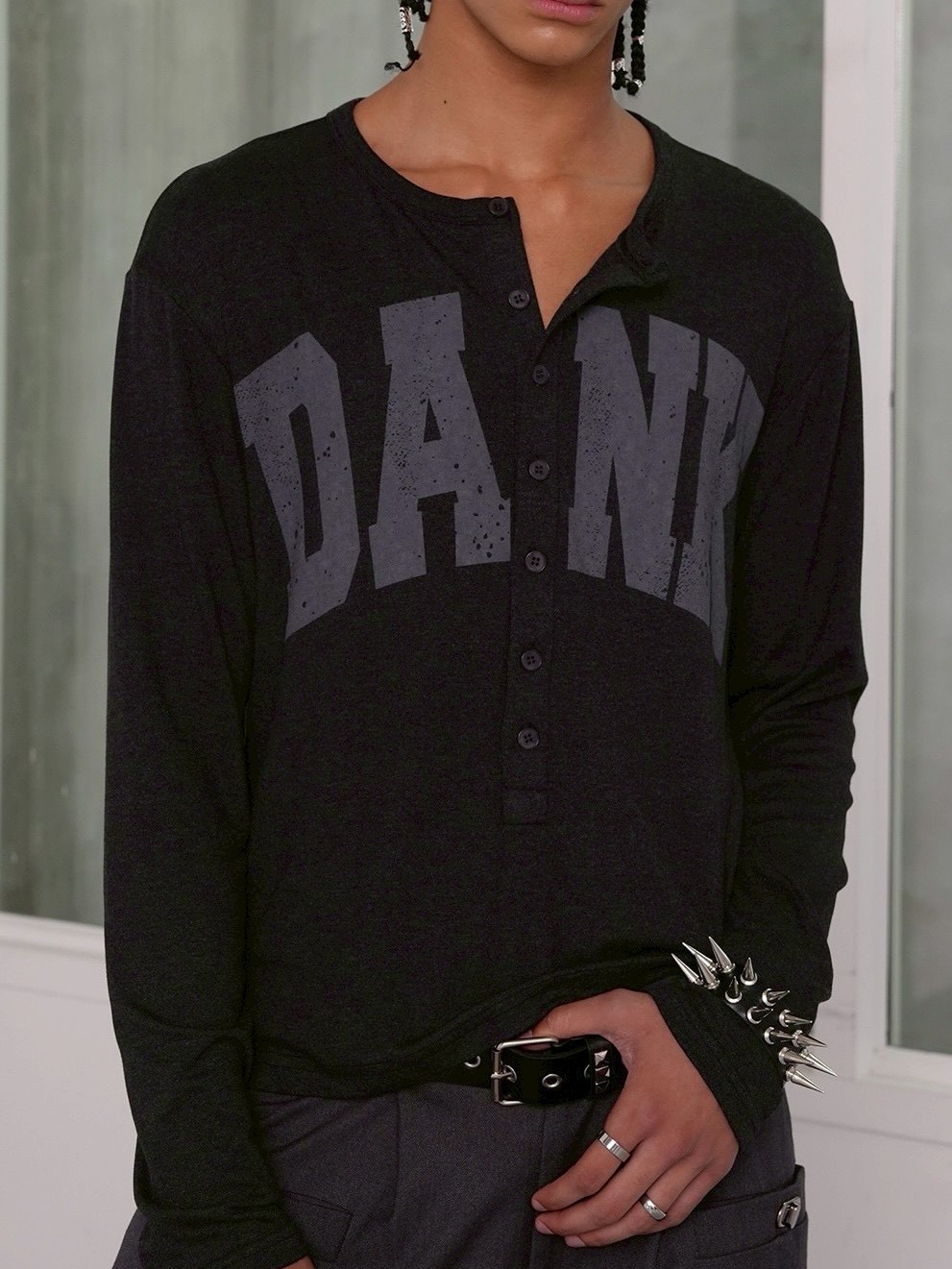 【ESC STUDIO】DANK henley long sleeves