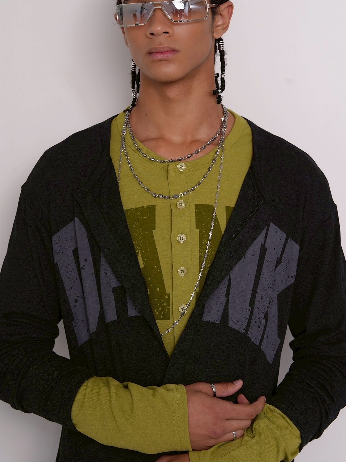 【ESC STUDIO】DANK henley long sleeves