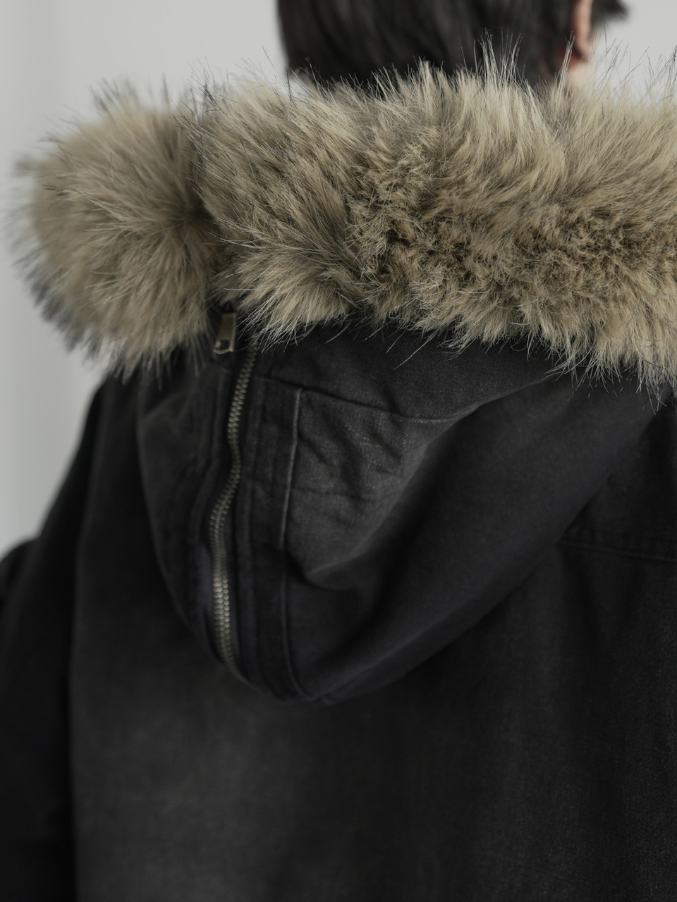 basho24bkk出品です CHIKASHITSU PLUS HIGH】N-2B cropped hood blouson (nylon) | OUR