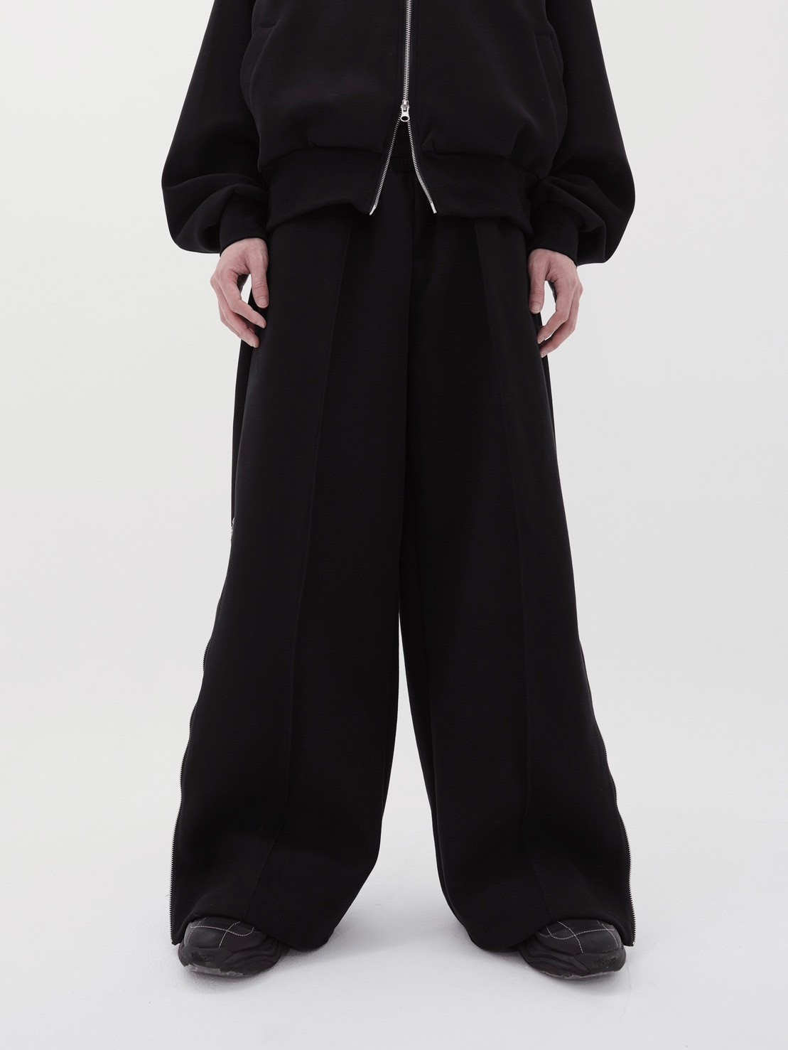 パンツ CORNERSTONE 23AW WIDE-LEG PANTS 48 CORNERSTONE 23aw Wide leg Pants パンツ