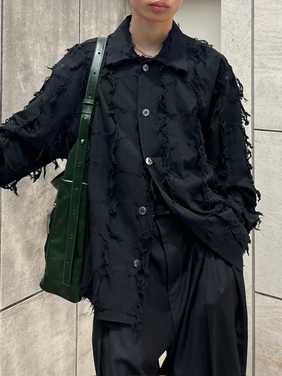 受注制【Chikashitsu +】vegan leather box belt bag (2color)