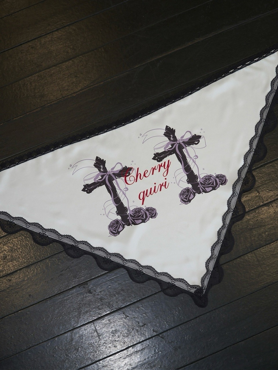 CHERRYQUIRI】lace multi scarf | OUR BRAND,CHERRYQUIRI